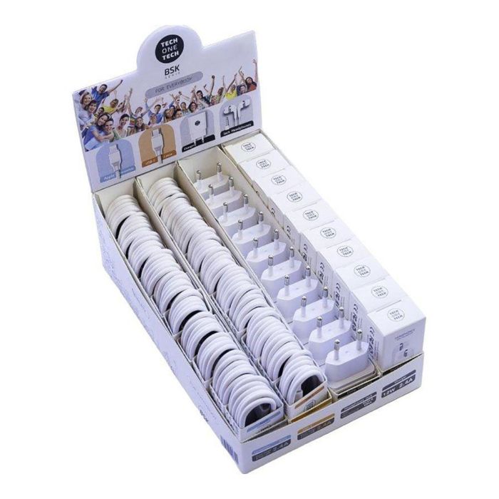 Auriculares de Diadema Tech One Tech TEC2991 Blanco 2 Auriculares de Diadema Tech One Tech TEC2991 Blanco 2
