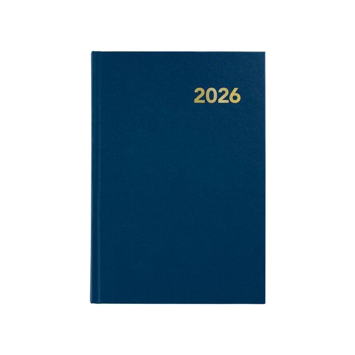 Agenda Anual (2026) Grafoplas Bretaña Cosida Tapa Extradura A5 210X145 D/P Azul