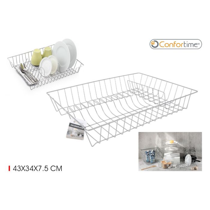 Escurreplatos Cocina Metal Grey - Confortime (12 Unidades) Escurreplatos Cocina Metal Grey - Confortime (12 Unidades)