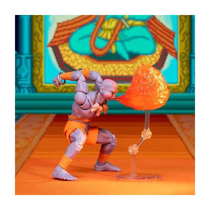 Figura street fighter ii dhalsim 2,17 cm, deluxe 5 Figura street fighter ii dhalsim 2,17 cm, deluxe 5