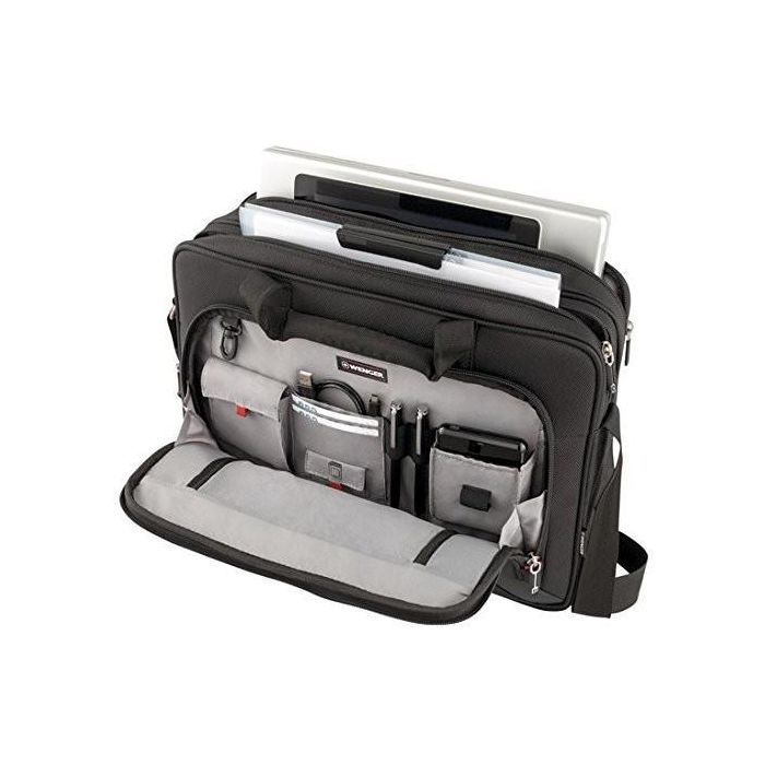 WENGER Prospectus Notebook Tasche fuer 35,8 bis 39,6cm 14,1 bis 15,6Zoll Toploader Tablet Laptop schwarz 1 WENGER Prospectus Notebook Tasche fuer 35,8 bis 39,6cm 14,1 bis 15,6Zoll Toploader Tablet Laptop schwarz 1