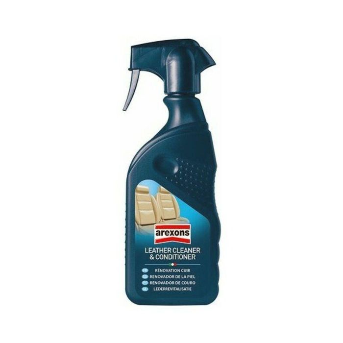 Petronas ARX34001 Limpiador y Protector de Cuero para Asientos de Coche - Nutre, Brilla, Previene Grietas - Sin Disolventes - 500 ml