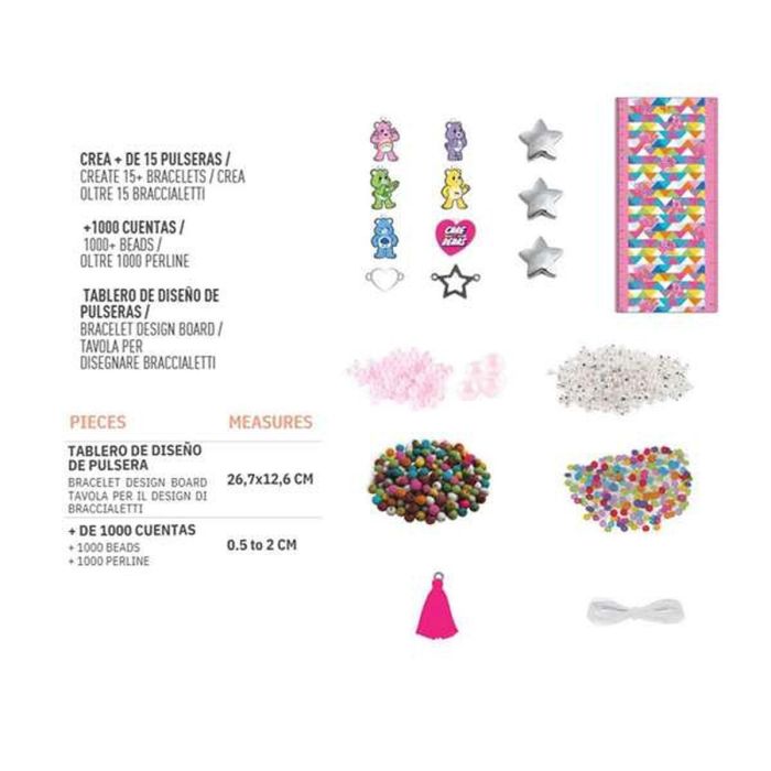 Cerdá Set de Belleza DIY Pulsera Care Bears para Niños +3 Años 5