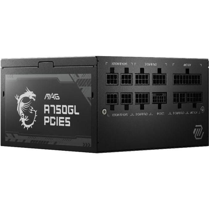 MSI 3067ZP8B11CE0 MAG A750GL PCIE5 Fuente de Alimentación Modular 80+ Gold 750W