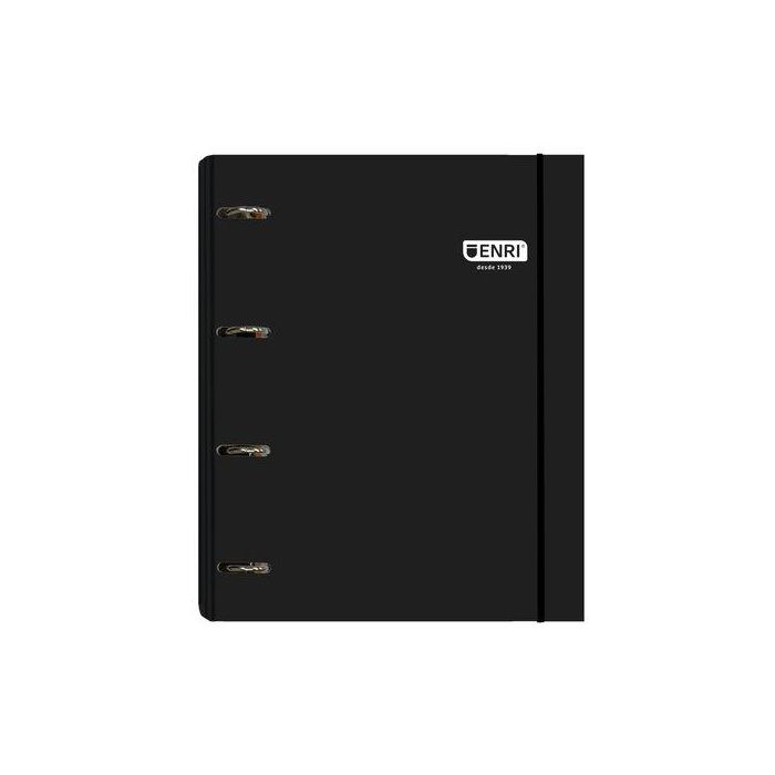 Carpebloc Enri A4 4 An.Mixtas 35Mm Con Recambio 100 Hj. 80G. Cuadric.5X5 Negro (Set de 4) Carpebloc Enri A4 4 An.Mixtas 35Mm Con Recambio 100 Hj. 80G. Cuadric.5X5 Negro (Set de 4)