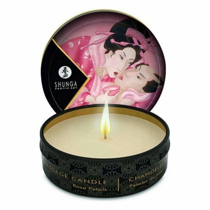 Vela de Masaje Shunga Rose Petals 30 ml 0 Vela de Masaje Shunga Rose Petals 30 ml 0
