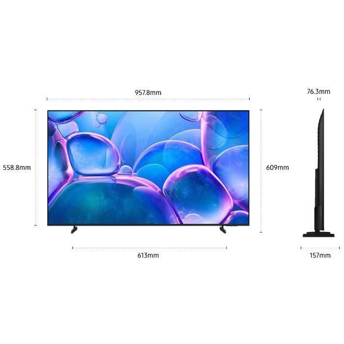 Samsung 43U7005F - TV LED 43 Pulgadas (109 cm) 4K UHD 3840x2160 HDR10+ Smart TV Centro Juegos Wi-Fi 3xHDMI 1