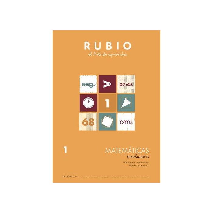 Cuaderno Rubio A4 Matematicas Evolucion Nº 1 (7-8 Años) (Set de 10)