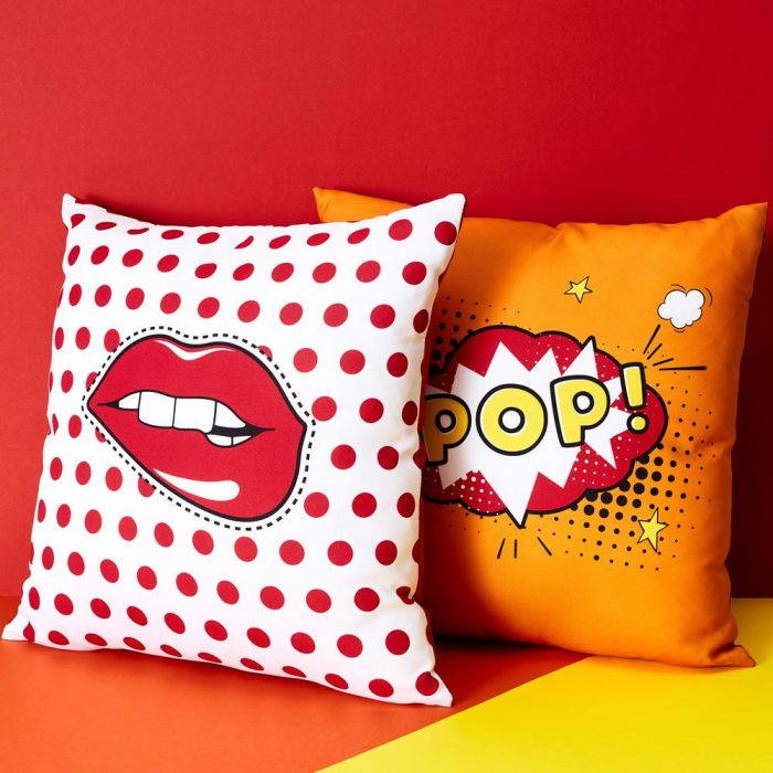 Home Deco Factory Cojín Rainbow 40x40 cm 1