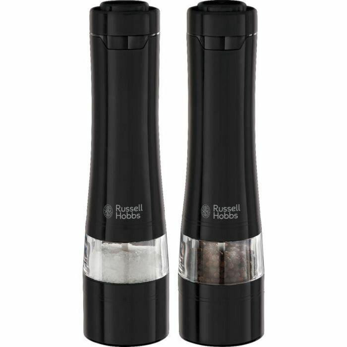 Russell Hobbs 28010-56/RH Juego Molinillo Sal y Pimienta Eléctrico – Molienda Fina/Gruesa, Luz LED – Negro 6 Russell Hobbs 28010-56/RH Juego Molinillo Sal y Pimienta Eléctrico – Molienda Fina/Gruesa, Luz LED – Negro 6
