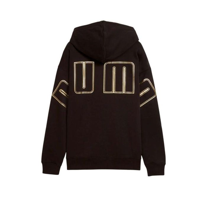 Sudadera con Capucha Mujer Puma Maximal Metallic Negro L 3