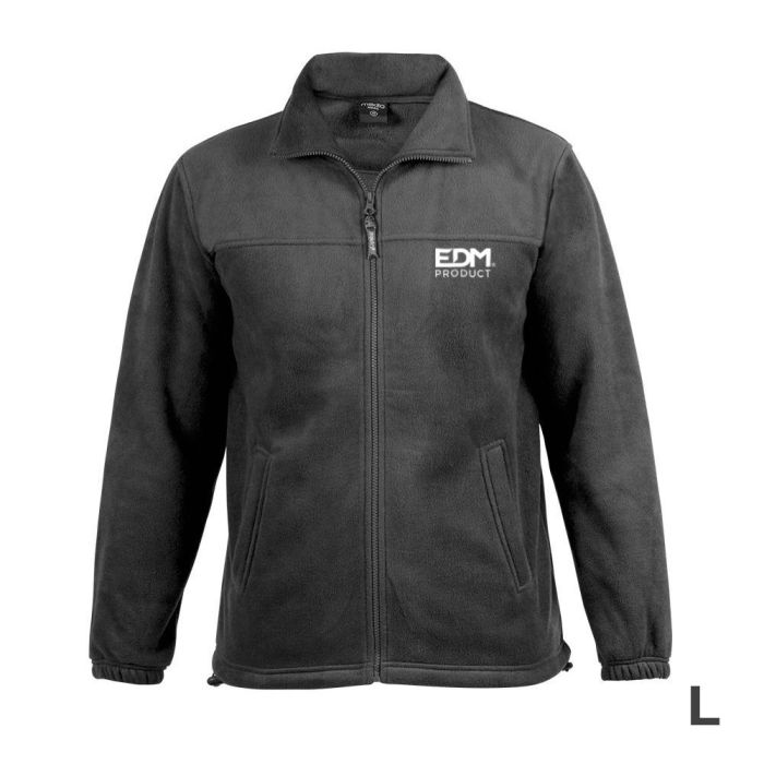 *merchandising* chaqueta polar fleece 280 g/m² con cremallera edm talla-l *merchandising* chaqueta polar fleece 280 g/m² con cremallera edm talla-l