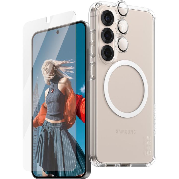 PanzerGlass CARE Flagship 3-in-1 Bundle para Samsung Galaxy S25