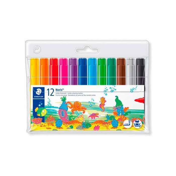 Staedtler Rotulador Grueso Noris Club Colores Surtidos Estuche 12 Ud Staedtler Rotulador Grueso Noris Club Colores Surtidos Estuche 12 Ud