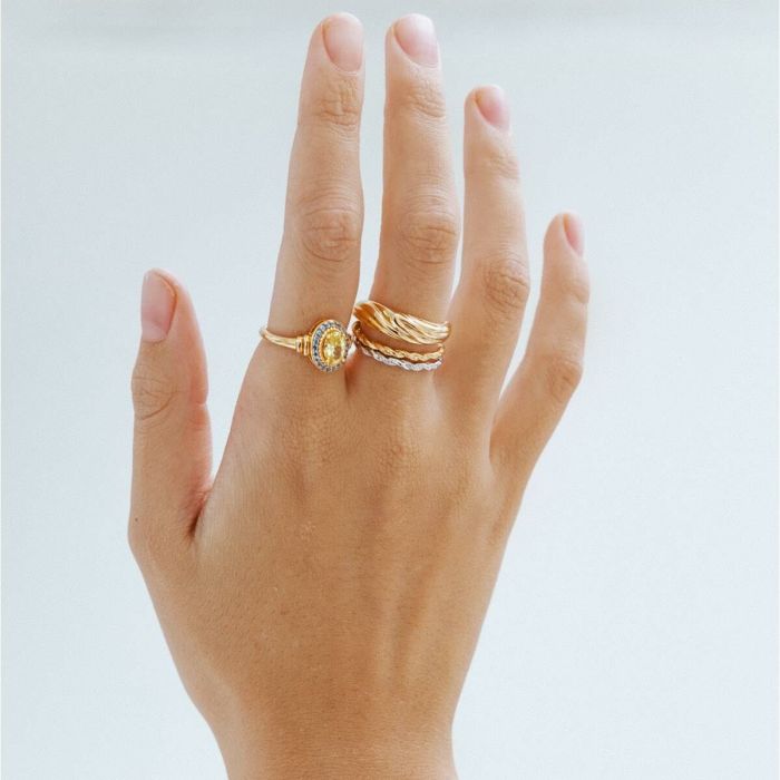 Anillo Mujer 24KAE 124138Y/56 16 Dorado 3