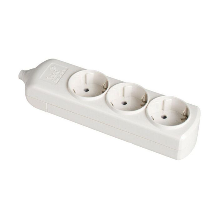 Solera Base bipolar 3 tomas schuko t/tl 10/16A 250V color blanco