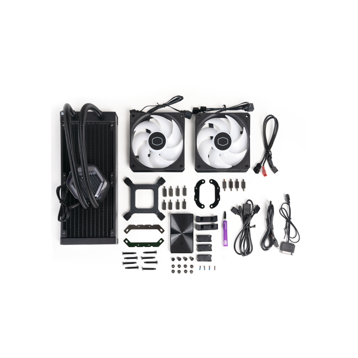 Cooler Master MasterLiquid 240 ATMOS Procesador Kit de refrigeración líquida 12 cm Negro 6 Cooler Master MasterLiquid 240 ATMOS Procesador Kit de refrigeración líquida 12 cm Negro 6