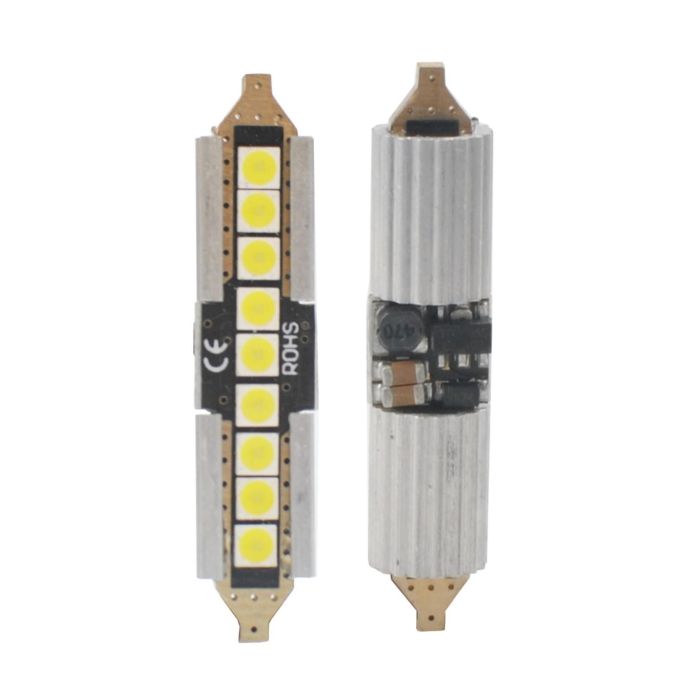 Blister 2X Led L351 W - C5 W 42 mm Smd3632 2 W Samsung Canbus Blanco MTECLB351W 1 Blister 2X Led L351 W - C5 W 42 mm Smd3632 2 W Samsung Canbus Blanco MTECLB351W 1