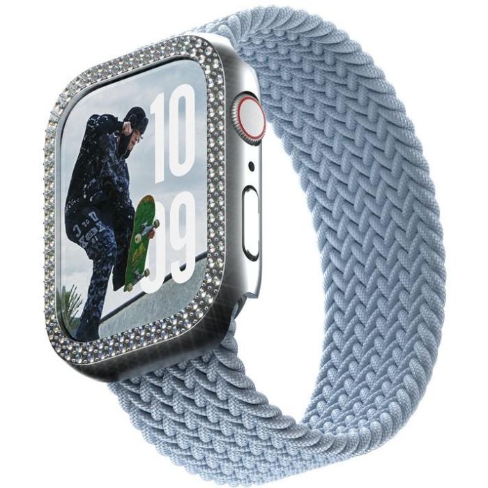 SAFE Bling Bumper Silver para Apple Watch 10/42mm