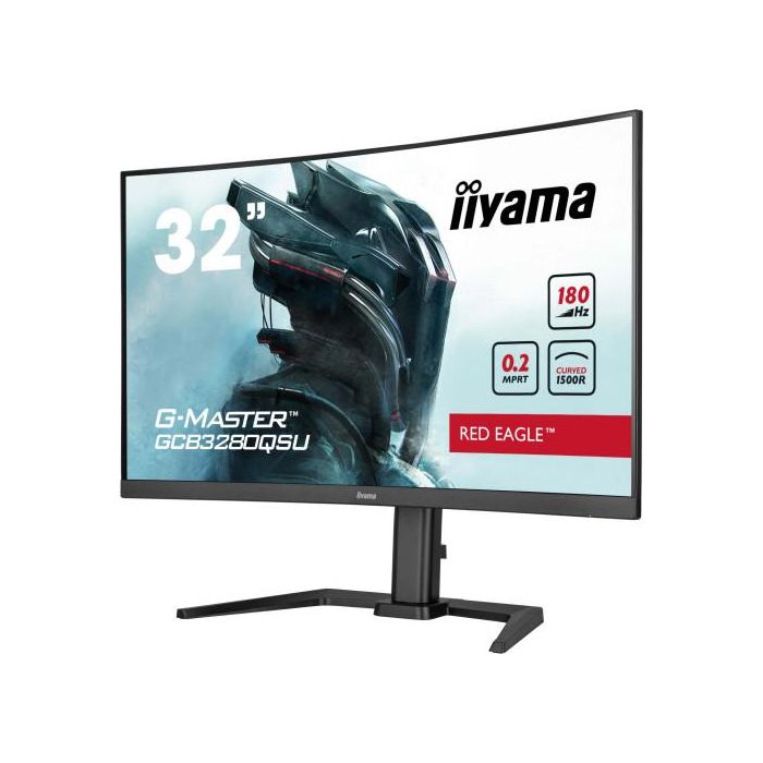 Iiyama GCB3280QSU-B2 Monitor Gaming 32" Curvo VA 2560x1440 180Hz 0.2ms HDR Altavoces USB 3.2 Gen 1 3 Iiyama GCB3280QSU-B2 Monitor Gaming 32" Curvo VA 2560x1440 180Hz 0.2ms HDR Altavoces USB 3.2 Gen 1 3