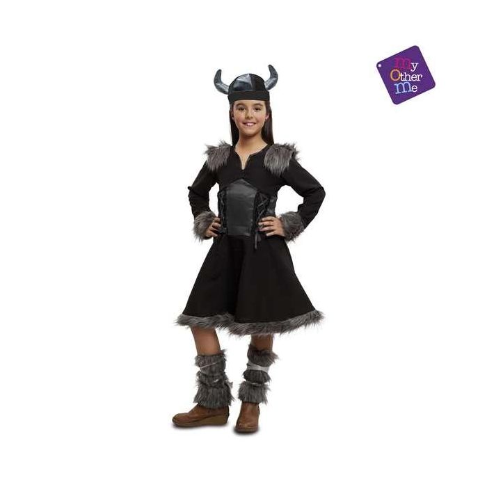 Disfraz vikinga salvaje 1-2 años niña (vestido, calentadores y casco) 1 Disfraz vikinga salvaje 1-2 años niña (vestido, calentadores y casco) 1