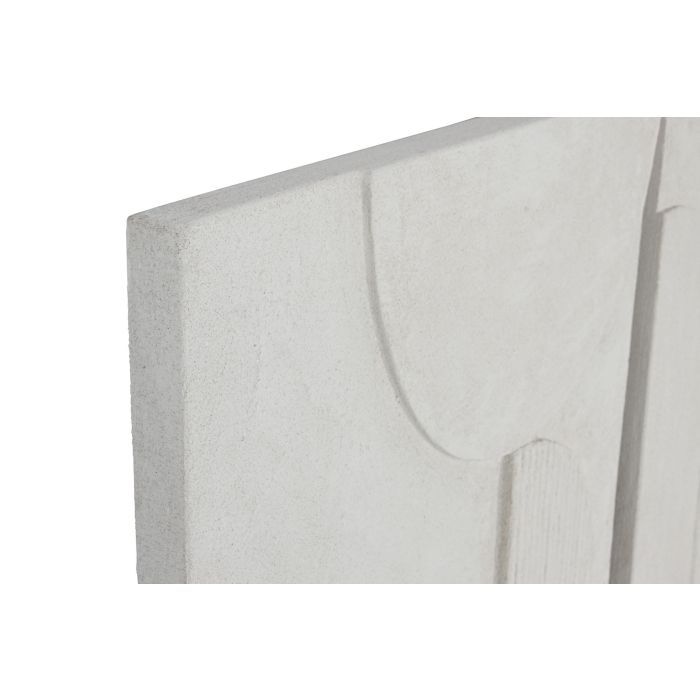 Decoración de Pared Home ESPRIT Blanco Moderno 80 x 5 x 120 cm (2 Unidades) 1 Decoración de Pared Home ESPRIT Blanco Moderno 80 x 5 x 120 cm (2 Unidades) 1