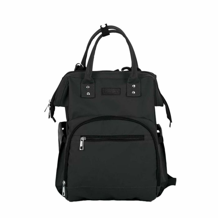 Bolso cambiador TINEO CLASSIC - Forma mochila - Impermeable - Negro