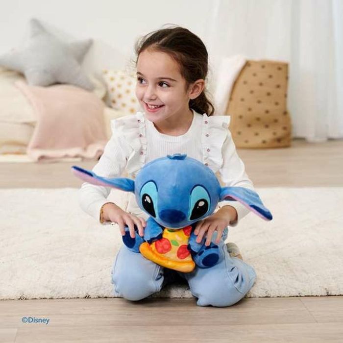 Peluche stitch con pizza, 25cm 3 Peluche stitch con pizza, 25cm 3