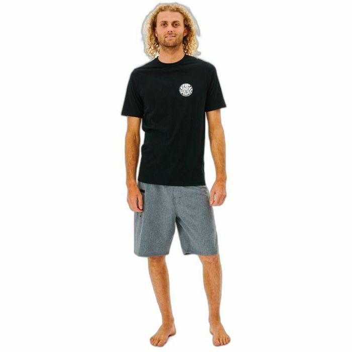 Camiseta Rip Curl Icons Of Surf Negro Hombre 2