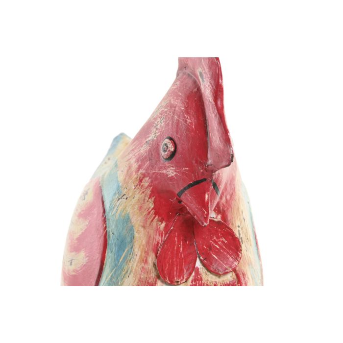 Decoracion Shabby DKD Home Decor Rojo Azul 15 x 24 x 26 cm (2 Unidades) 1
