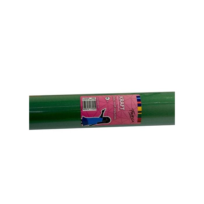 Fabrisa Rollo Kraft 25x1M Verde Oscuro