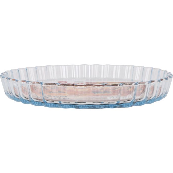 Quttin Molde Tarta Vidrio Rizado 1.5L 27x27x3.5 cm (6 Unidades) 1