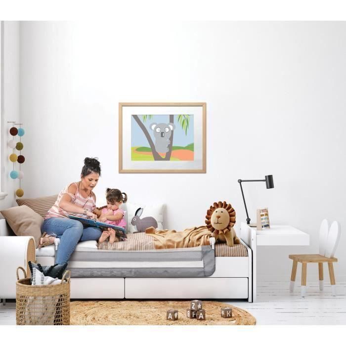 Dreambaby Nicole Bed Barriere - Camas y camas planas - Medición de 150 cm de ancho y 50 cm de alto - Gris 4 Dreambaby Nicole Bed Barriere - Camas y camas planas - Medición de 150 cm de ancho y 50 cm de alto - Gris 4