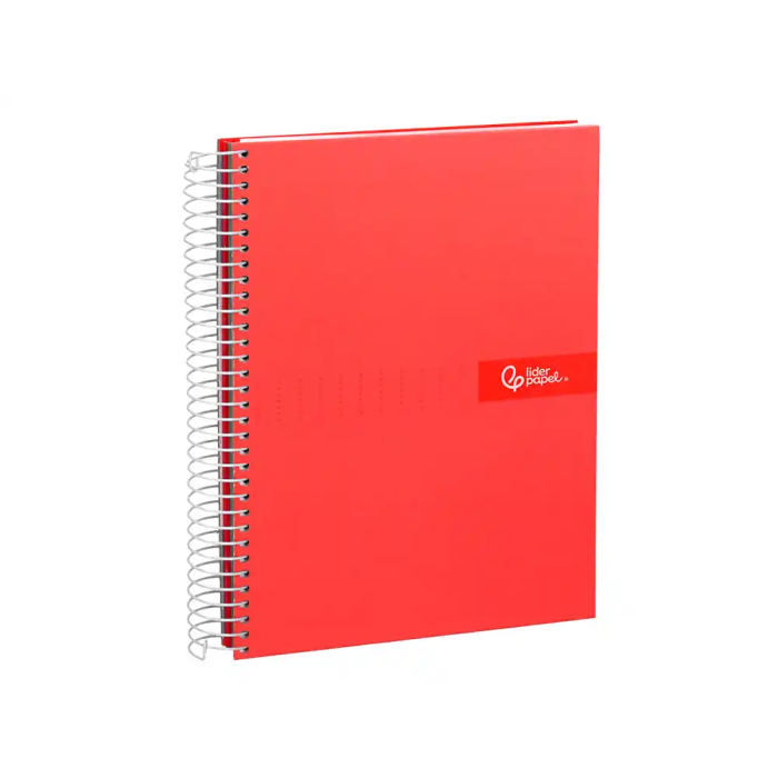 Liderpapel Cuaderno espiral Crafty A4 Tapa Forrada 80 Hojas 90 gr Cuadro 3mm Colores Surtidos 4