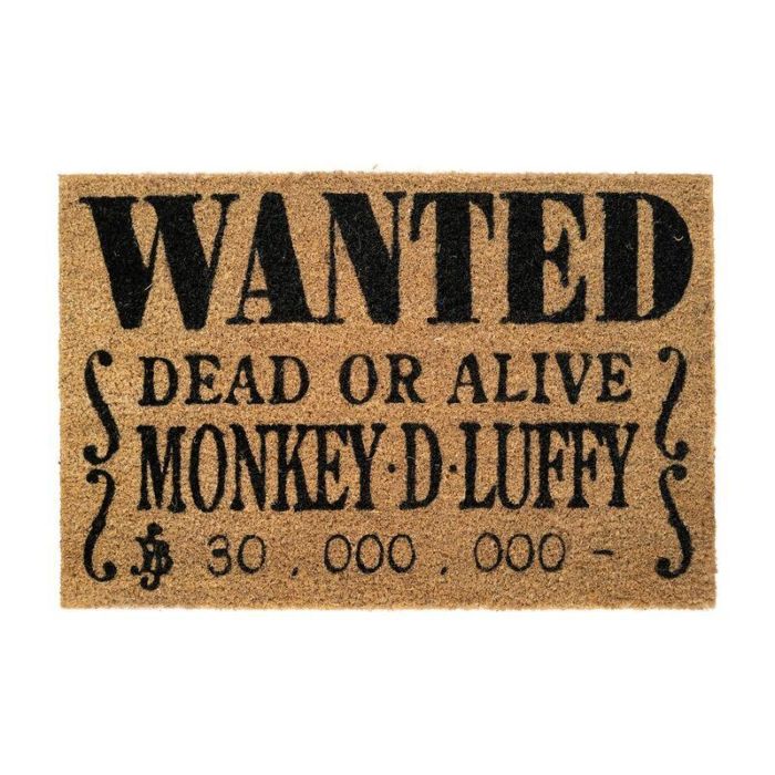 Felpudo Wanted Monkey D Luffy One Piece 0 Felpudo Wanted Monkey D Luffy One Piece 0