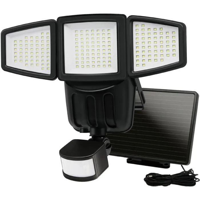 Galix G4442 Foco Solar 1500 Lúmenes 182 LED SMD con Modo Automático o Forzado Galix G4442 Foco Solar 1500 Lúmenes 182 LED SMD con Modo Automático o Forzado