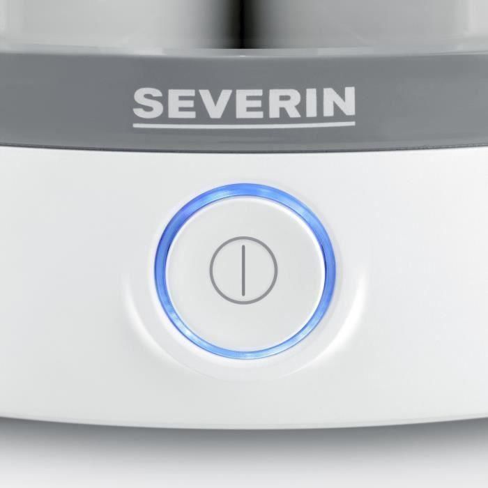 Severin JG 3518 Yogurtera Compacta y Práctica, 7 Botes de 150 ml, Libre de BPA, 13W. Con Enrollacables y Pies Antideslizantes. 2
