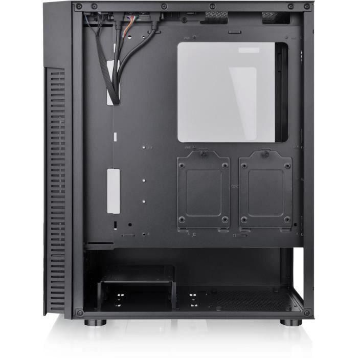 Caja de PC Mid Tower sin fuente de alimentación - THERMALTAKE View 200 TG ARGB (Negro) - ATX/Micro ATX - 3x120mm A-RGB - USB 3.0/2.0 - Vidrio templado 2