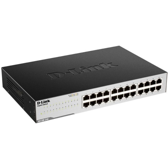 D-Link GO-SW-24G Switch de Escritorio 24 Puertos Gigabit No Administrado Plug & Play Ethernet Eficiente 1