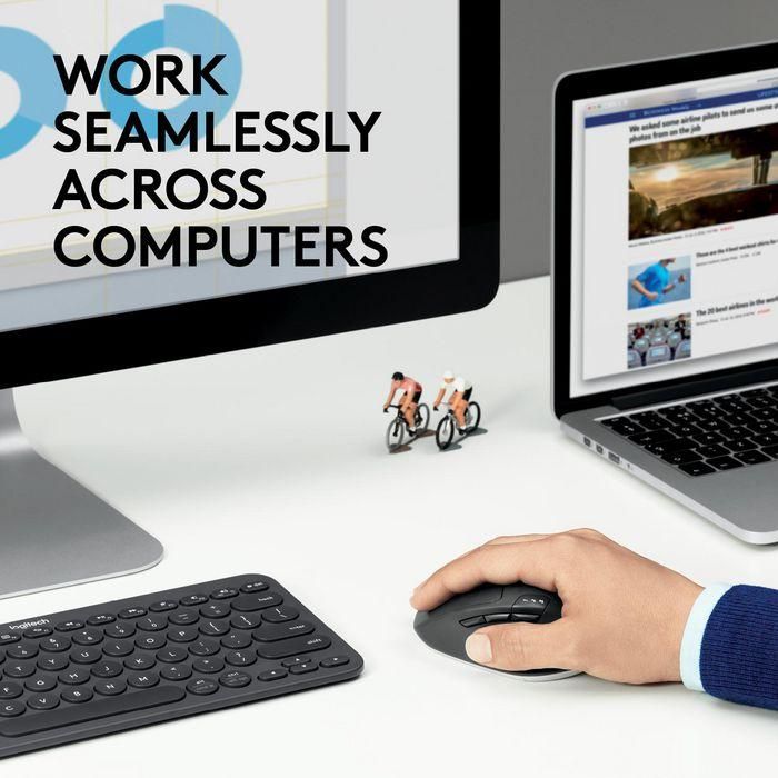 Logitech M720 Triathlon Ratón Óptico Wireless y Bluetooth para Múltiples Dispositivos, Sensor Avanzado, 24 Meses de Batería, Negro 1 Logitech M720 Triathlon Ratón Óptico Wireless y Bluetooth para Múltiples Dispositivos, Sensor Avanzado, 24 Meses de Batería, Negro 1