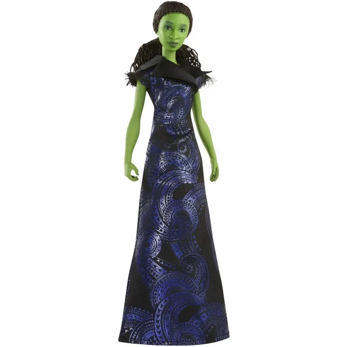 Mattel Muñeca Elphaba Thropp Musical JFM09 Wicked Cantarina Vestido Verde Piel Verde 2