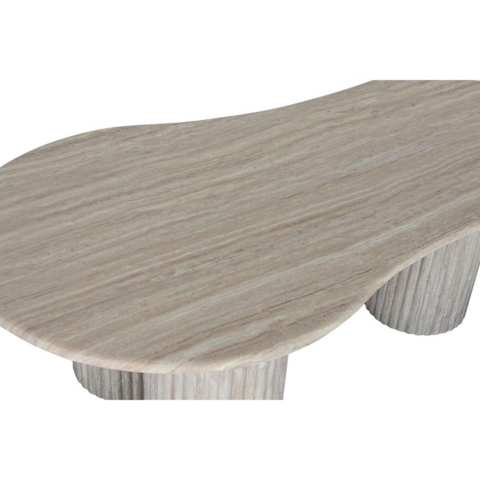 DKD Home Decor Mesa Centro Moderna Desmontable, Efecto Mármol Granito y MDF Beige, 70cm Largo x 130cm Ancho x 45cm Alto 5 DKD Home Decor Mesa Centro Moderna Desmontable, Efecto Mármol Granito y MDF Beige, 70cm Largo x 130cm Ancho x 45cm Alto 5