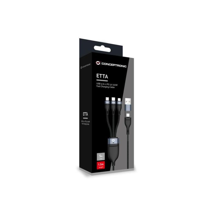 Cable Usb 3In1 Conceptronic 2M Pd 2 Cable Usb 3In1 Conceptronic 2M Pd 2