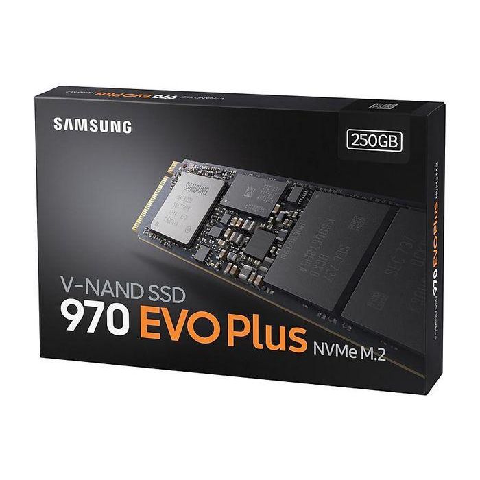 Samsung 970 EVO Plus SSD NVMe M.2 2280 250 GB PCIe 3.0 x4, Alto Rendimiento, Tecnología V-NAND, 3500/3300 MB/s 6 Samsung 970 EVO Plus SSD NVMe M.2 2280 250 GB PCIe 3.0 x4, Alto Rendimiento, Tecnología V-NAND, 3500/3300 MB/s 6