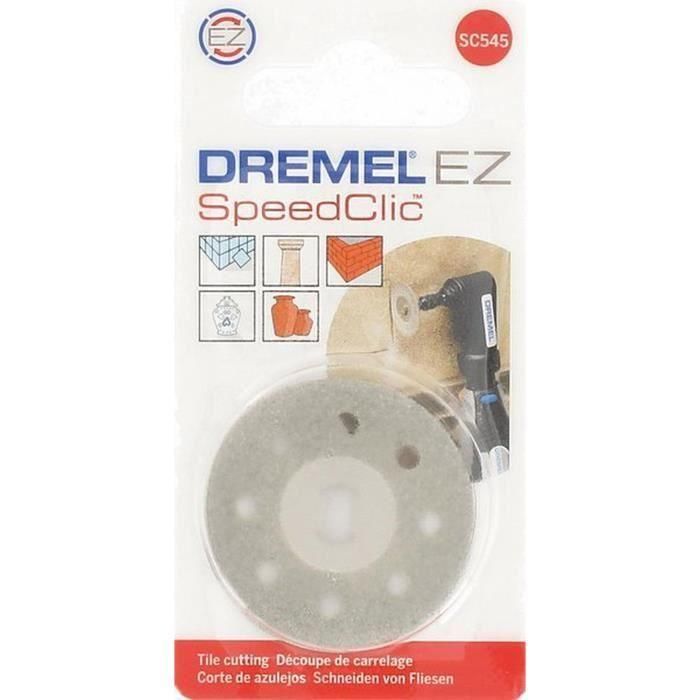 Dremel Disco de Corte Diamond EZ Speedclic 38mm para Hormigón, Piedra, Porcelana, Cerámica y Resinas Duras 1 Dremel Disco de Corte Diamond EZ Speedclic 38mm para Hormigón, Piedra, Porcelana, Cerámica y Resinas Duras 1