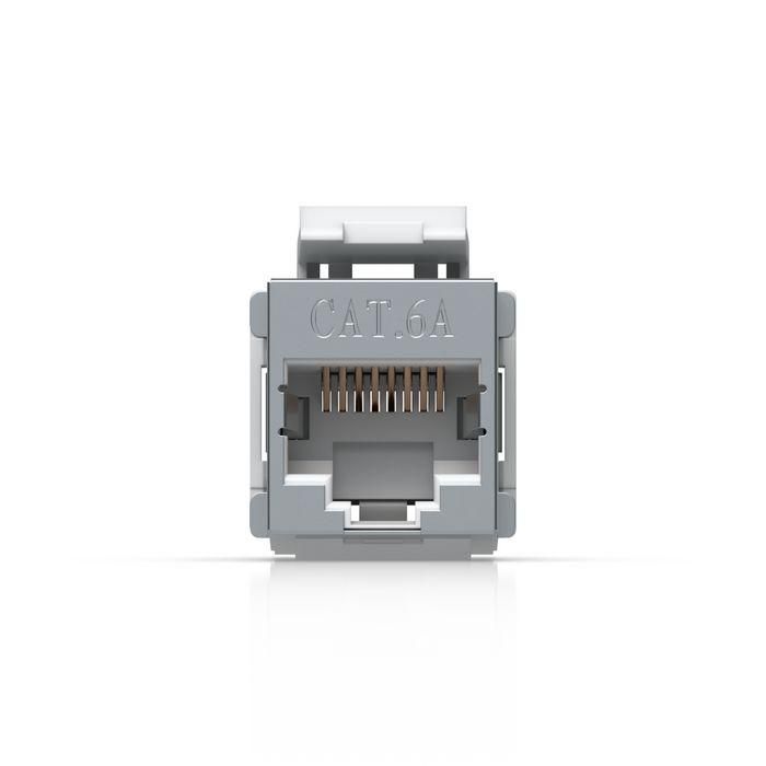 Ubiquiti Acoplador Keystone Cat6A Pass-through para Cables Ethernet Pre-terminados, Conector de Acero Inoxidable - Pack de 12 1 Ubiquiti Acoplador Keystone Cat6A Pass-through para Cables Ethernet Pre-terminados, Conector de Acero Inoxidable - Pack de 12 1