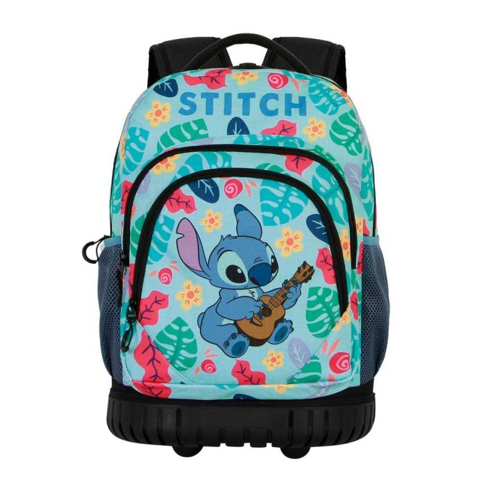 Disney Lilo y Stitch Mochila Trolley GTS FAN Guitar Verde con ruedas, compartimentos y bolsillo acolchado 1 Disney Lilo y Stitch Mochila Trolley GTS FAN Guitar Verde con ruedas, compartimentos y bolsillo acolchado 1