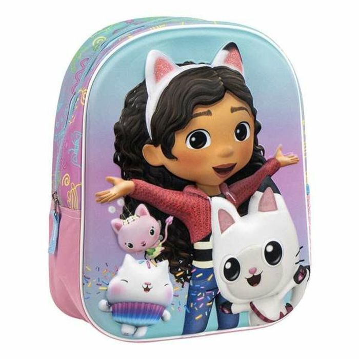 Mochila infantil 3D la casa de gabby. gabby´s dollhouse 25.0 x 31.0 x 10.0 cm Mochila infantil 3D la casa de gabby. gabby´s dollhouse 25.0 x 31.0 x 10.0 cm