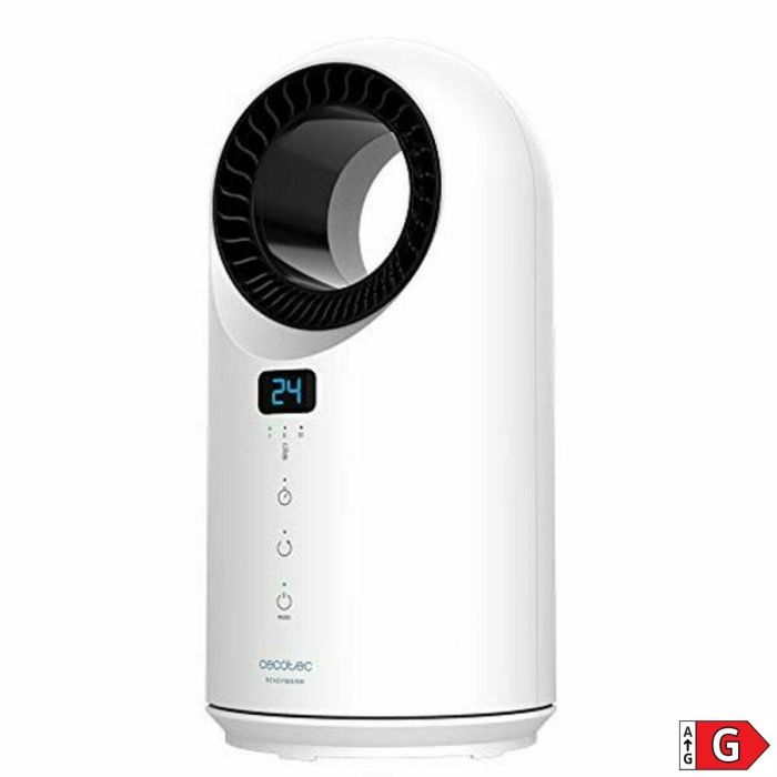 Cecotec Readywarm 8200 Bladeless Calefactor y Ventilador Eléctrico 1500W con Oscilación y Temporizador 12h Negro Blanco 4