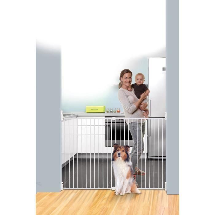 Dreambaby Safety Barriere Broadway Gate-Gate Extra-Large y Extra-Grande (para 76-134 cm), blanco 5